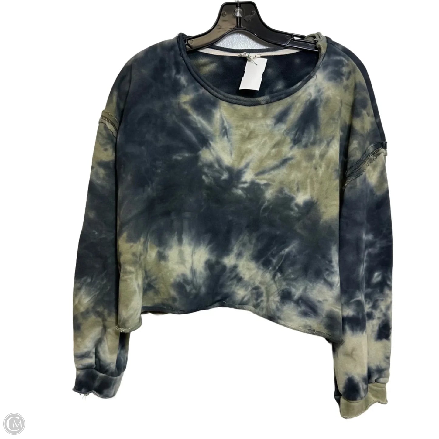 Sweatshirt Crewneck By Pol In Tie Dye Print, Size: M
