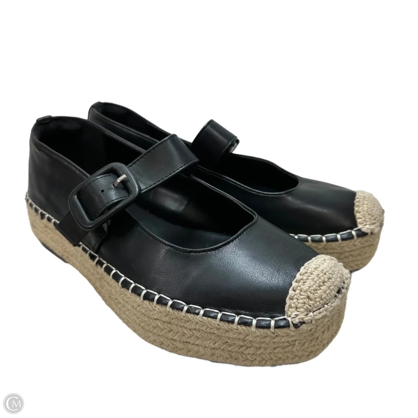 Shoes Flats By Clothes Mentor In Black, Size: 7