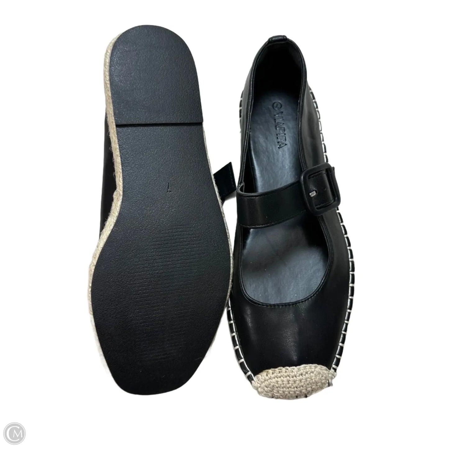 Shoes Flats By Clothes Mentor In Black, Size: 7