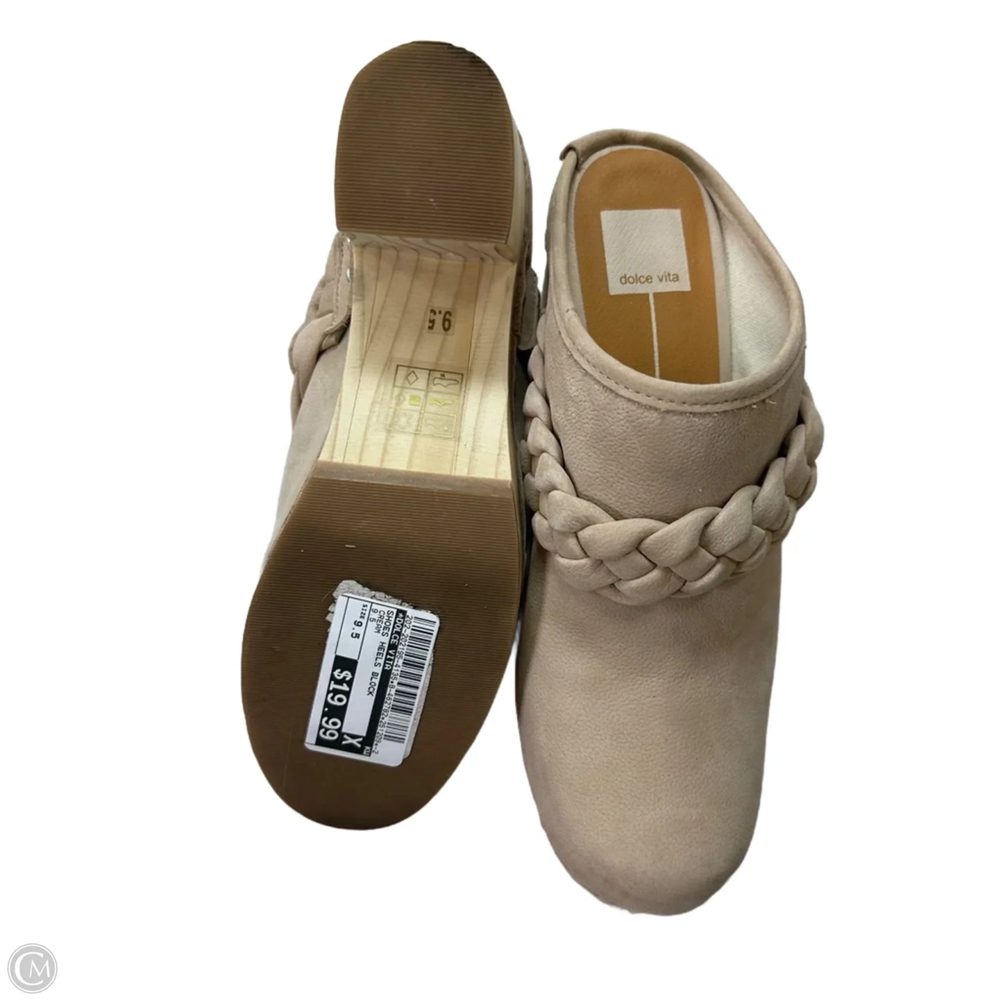 Shoes Heels Block By Dolce Vita In Cream, Size: 9.5