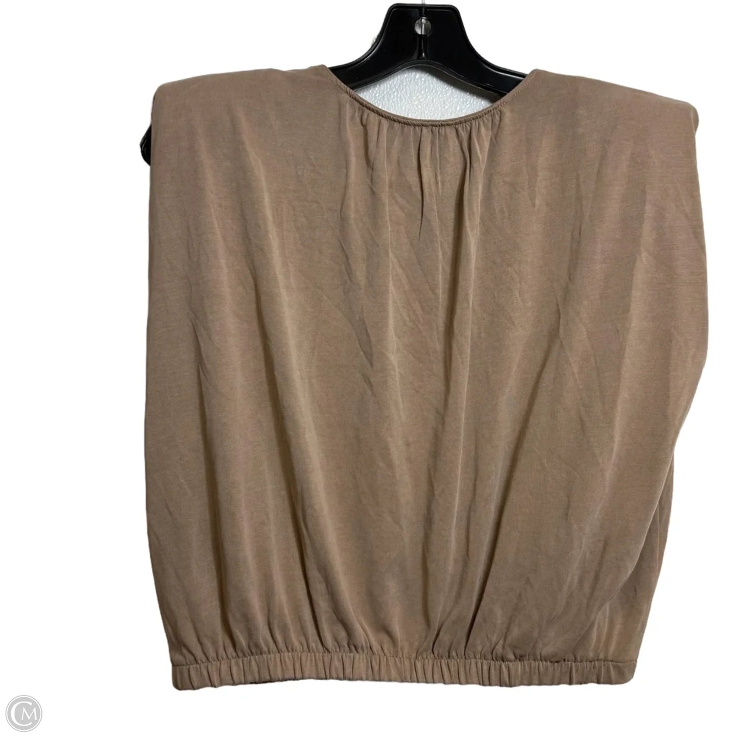Top Sleeveless Basic By Express In Tan, Size: M