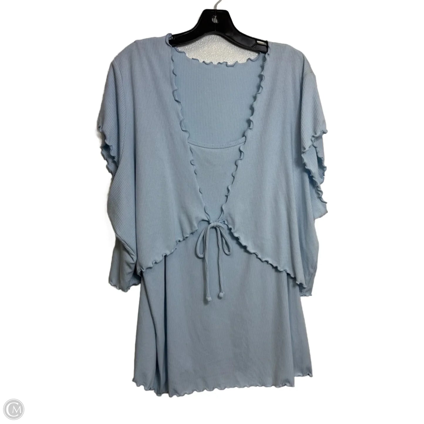 Top Short Sleeve Basic By Torrid In Blue, Size: 4x