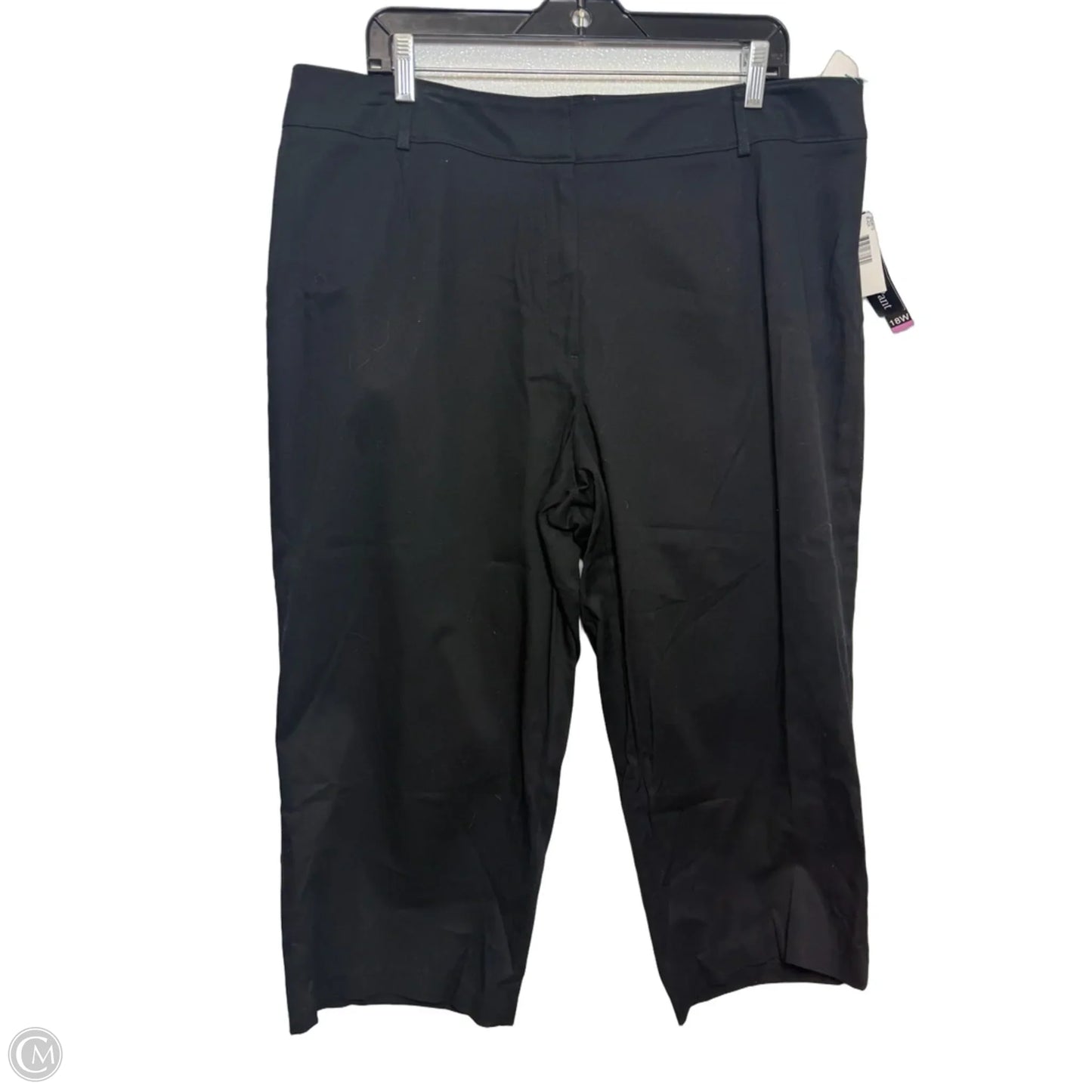 Pants Cropped By Briggs In Black, Size: 18