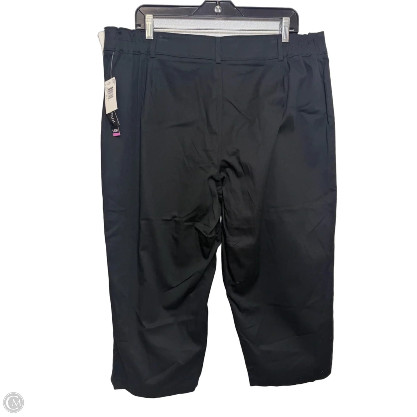 Pants Cropped By Briggs In Black, Size: 18