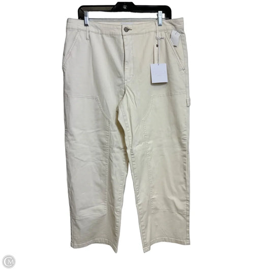 ‘Ashton’ Pants Cargo & Utility By Pistola In Cream, Size: 12