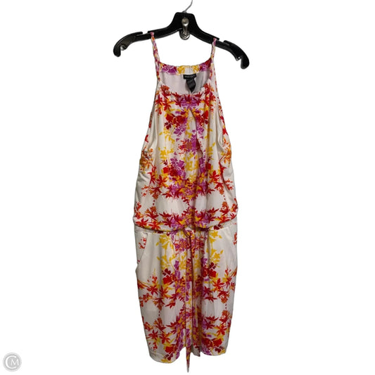 Dress Casual Short By Bisou Bisou In Orange & Pink, Size: 12