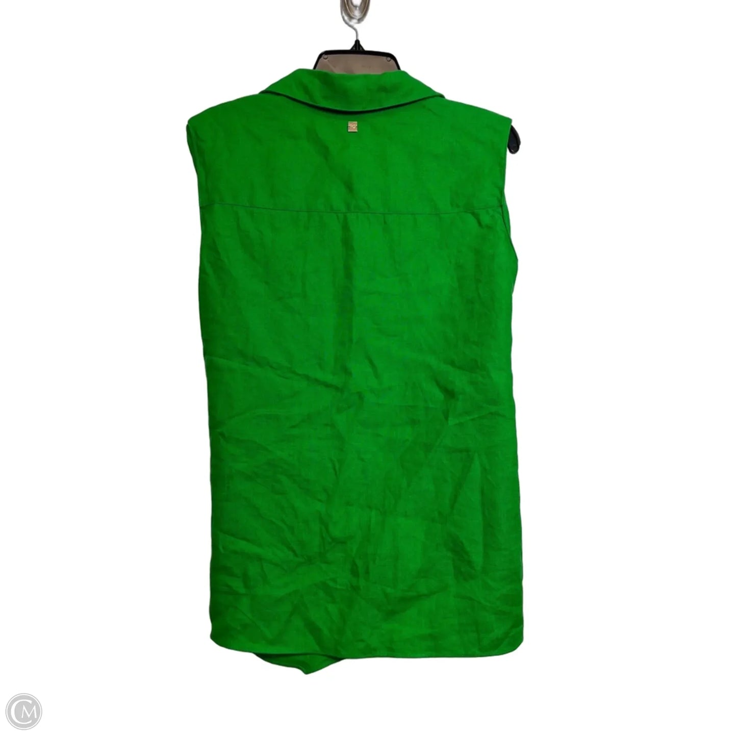 Top Sleeveless Basic By Clothes Mentor In Green, Size: L