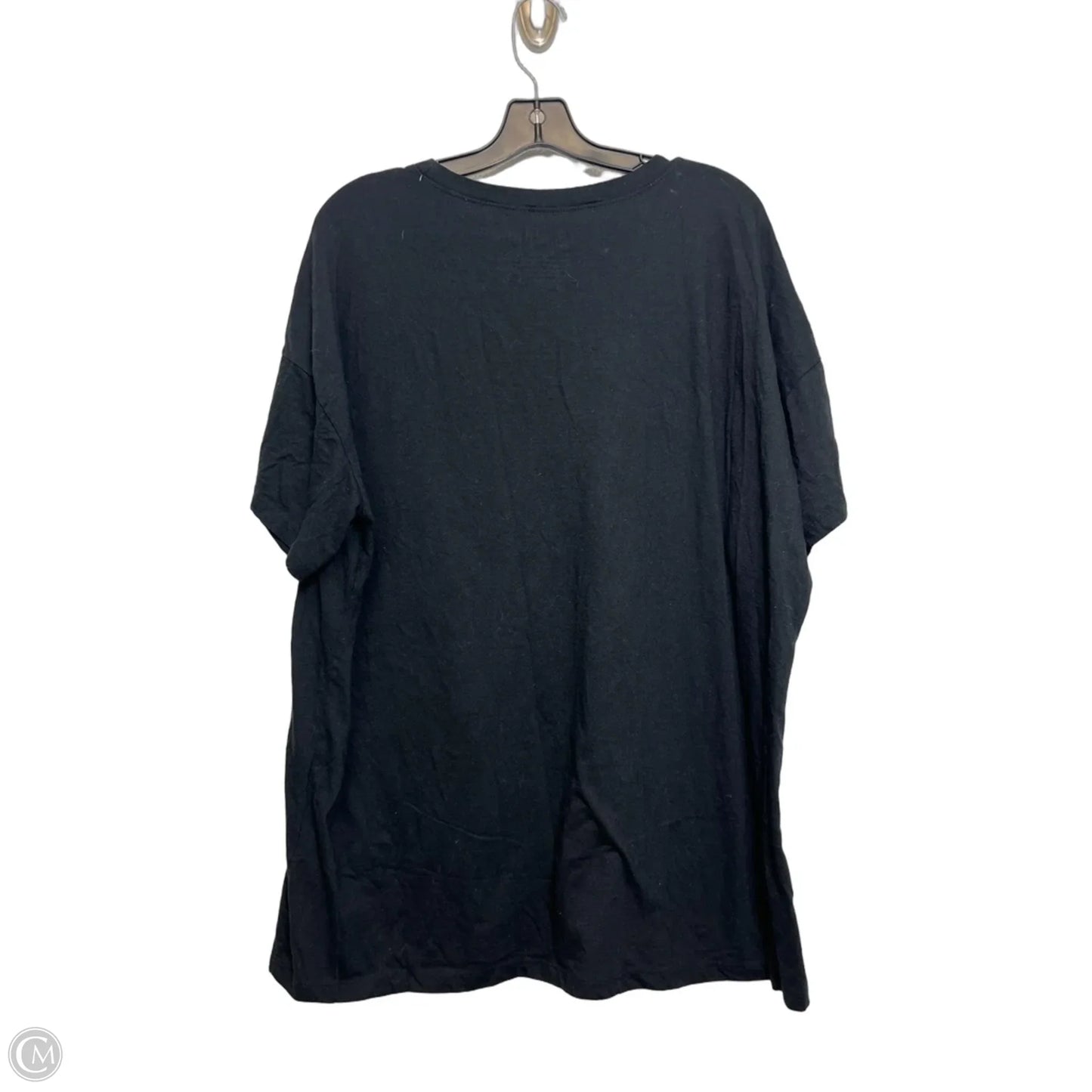 SUBLIME Top Short Sleeve Basic By Clothes Mentor In Black, Size: 2x