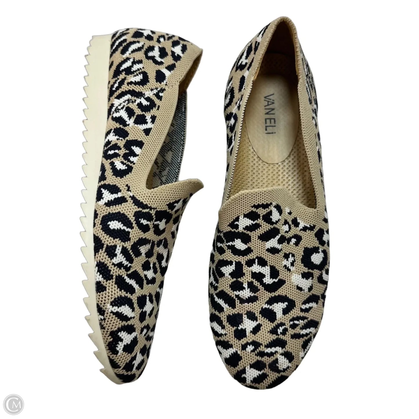Shoes Flats By Vaneli In Animal Print, Size: 9.5