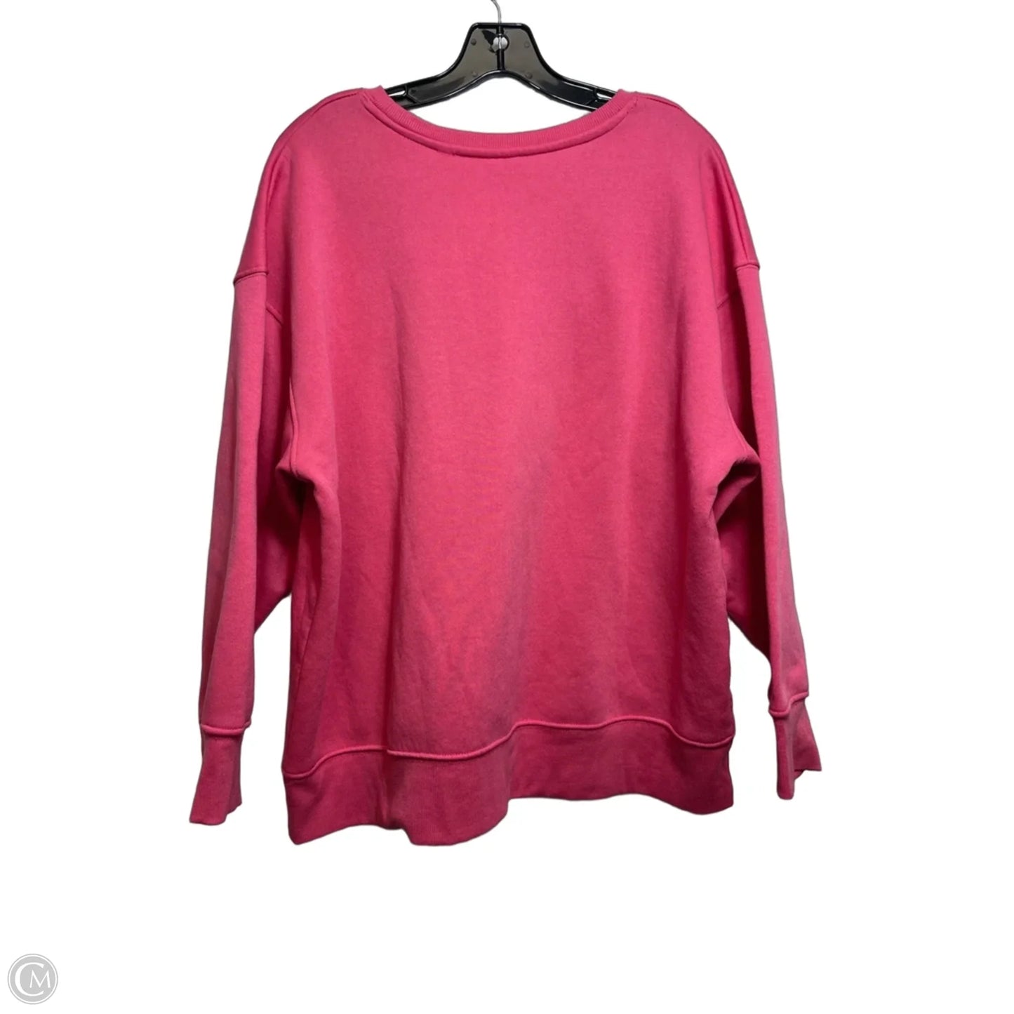 Sweatshirt Crewneck By Clothes Mentor In Pink, Size: L