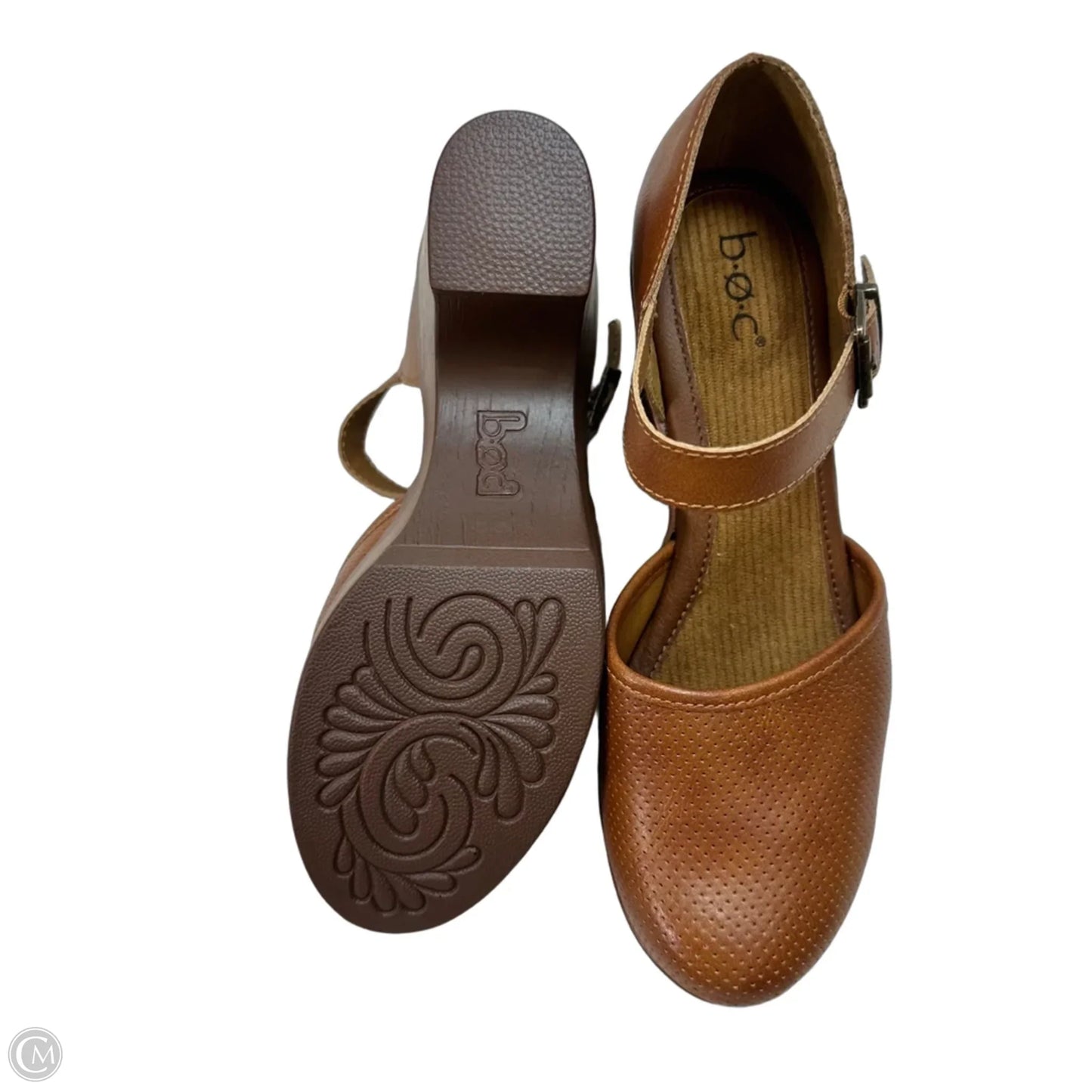 Shoes Heels Block By Boc In Brown, Size: 7.5