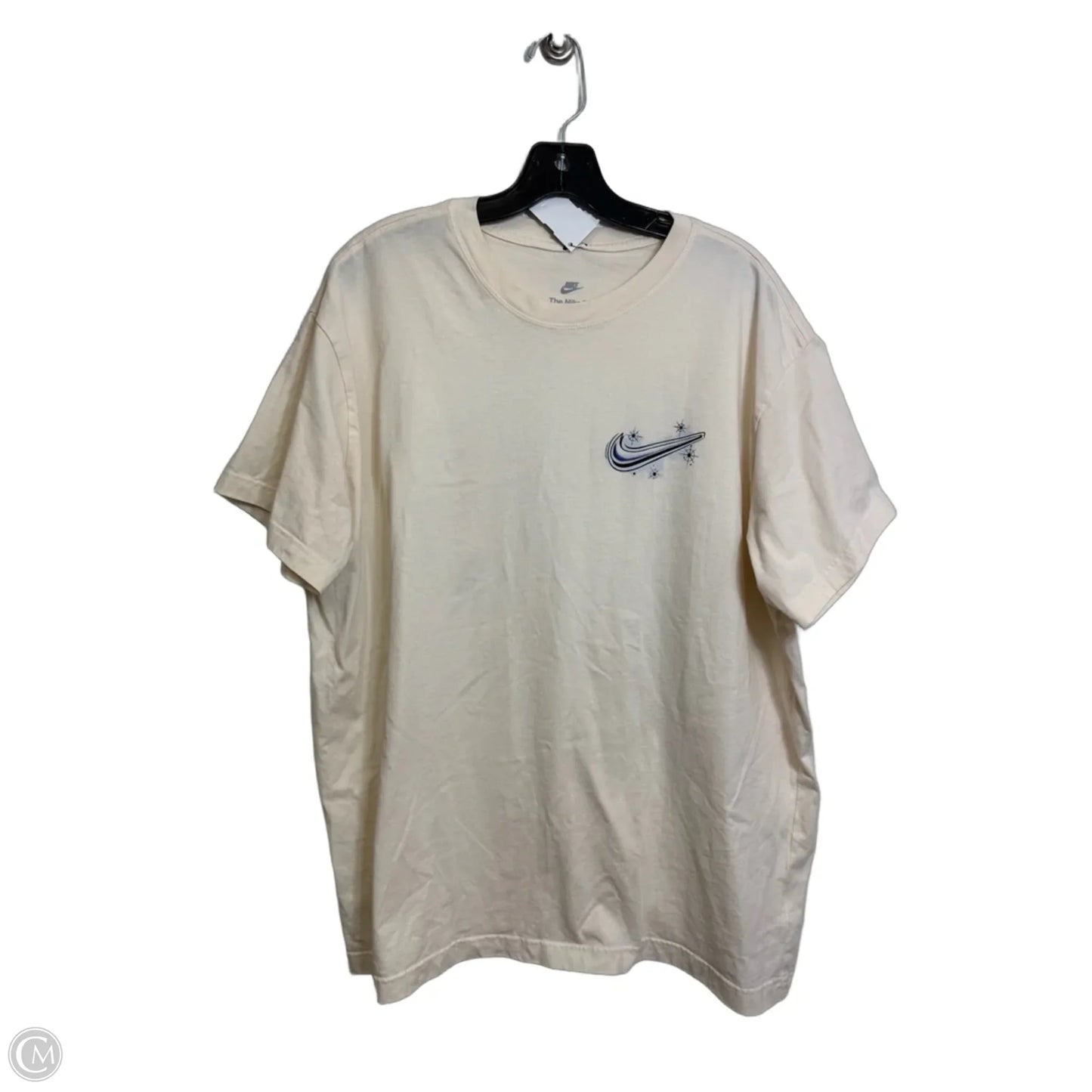 Top Short Sleeve Basic By Nike In Cream, Size: Xl
