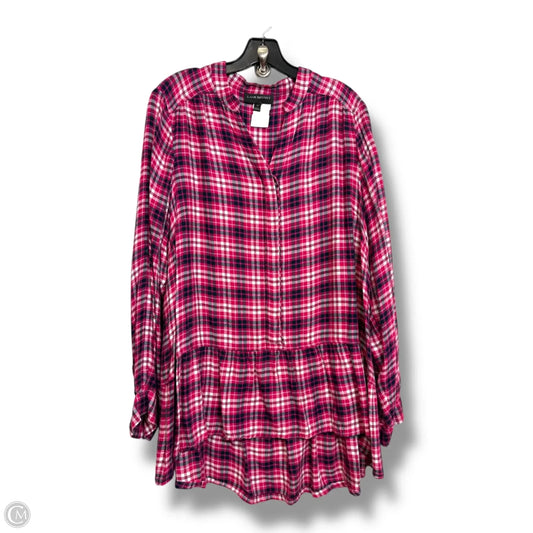 Top Long Sleeve By Lane Bryant In Pink, Size: 16