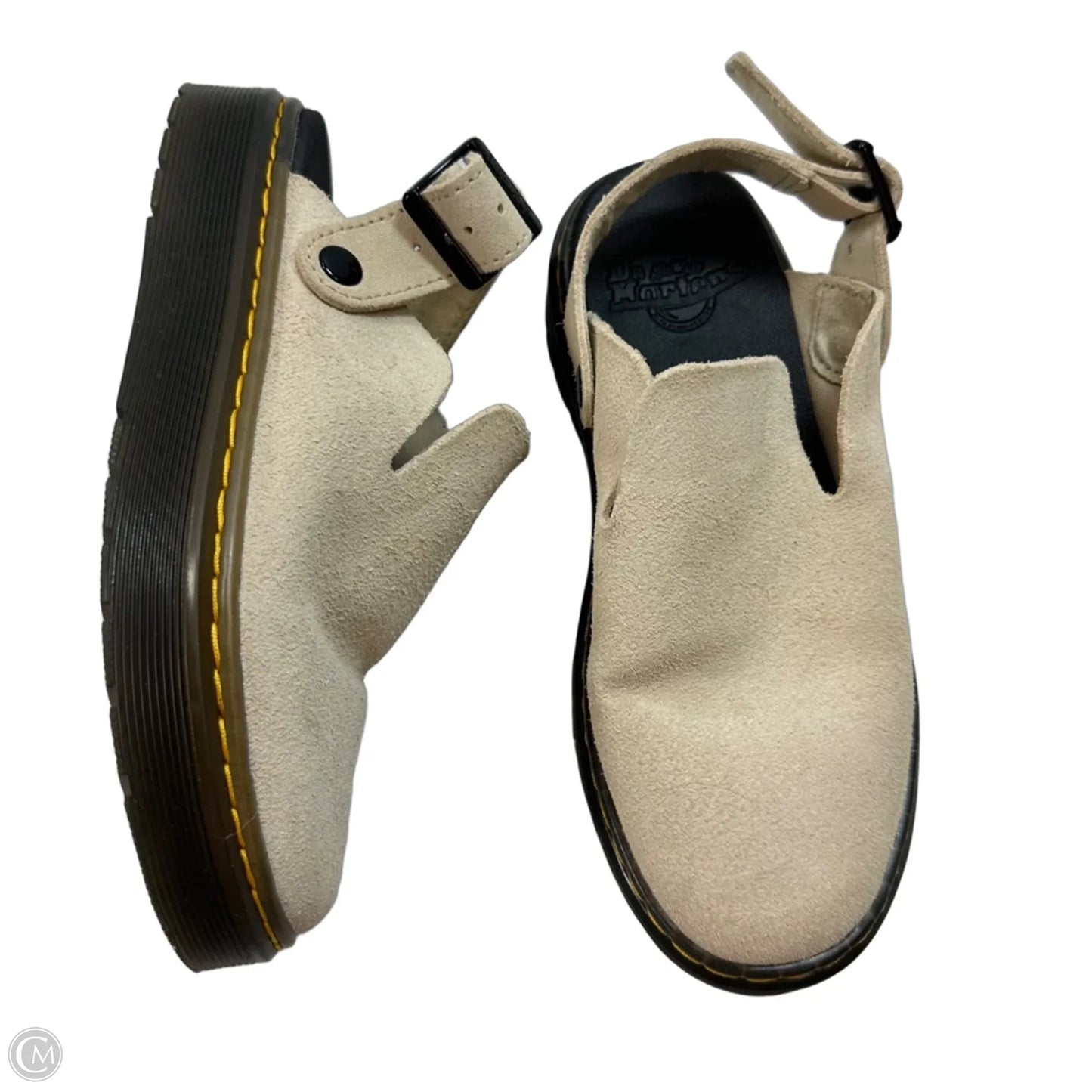 Shoes Flats By Dr Martens In Tan, Size: 5