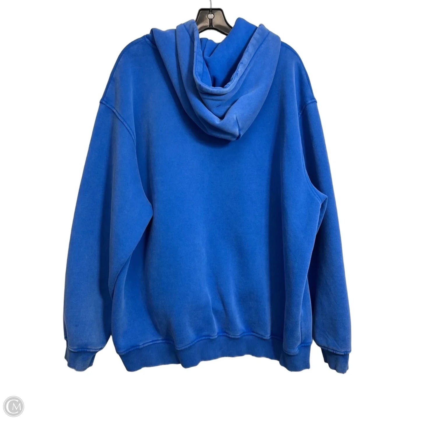Sweatshirt Hoodie By Clothes Mentor In Blue, Size: L