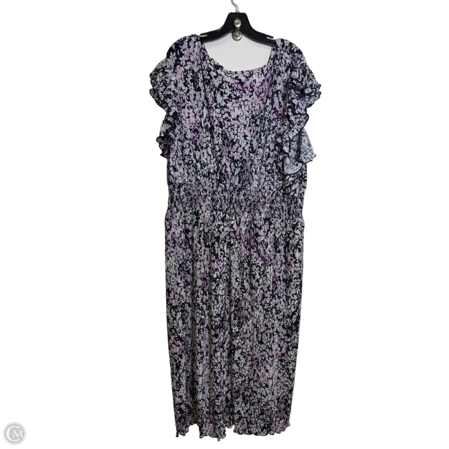 Dress Casual Maxi By Chelsea 28 In Purple, Size: 3x
