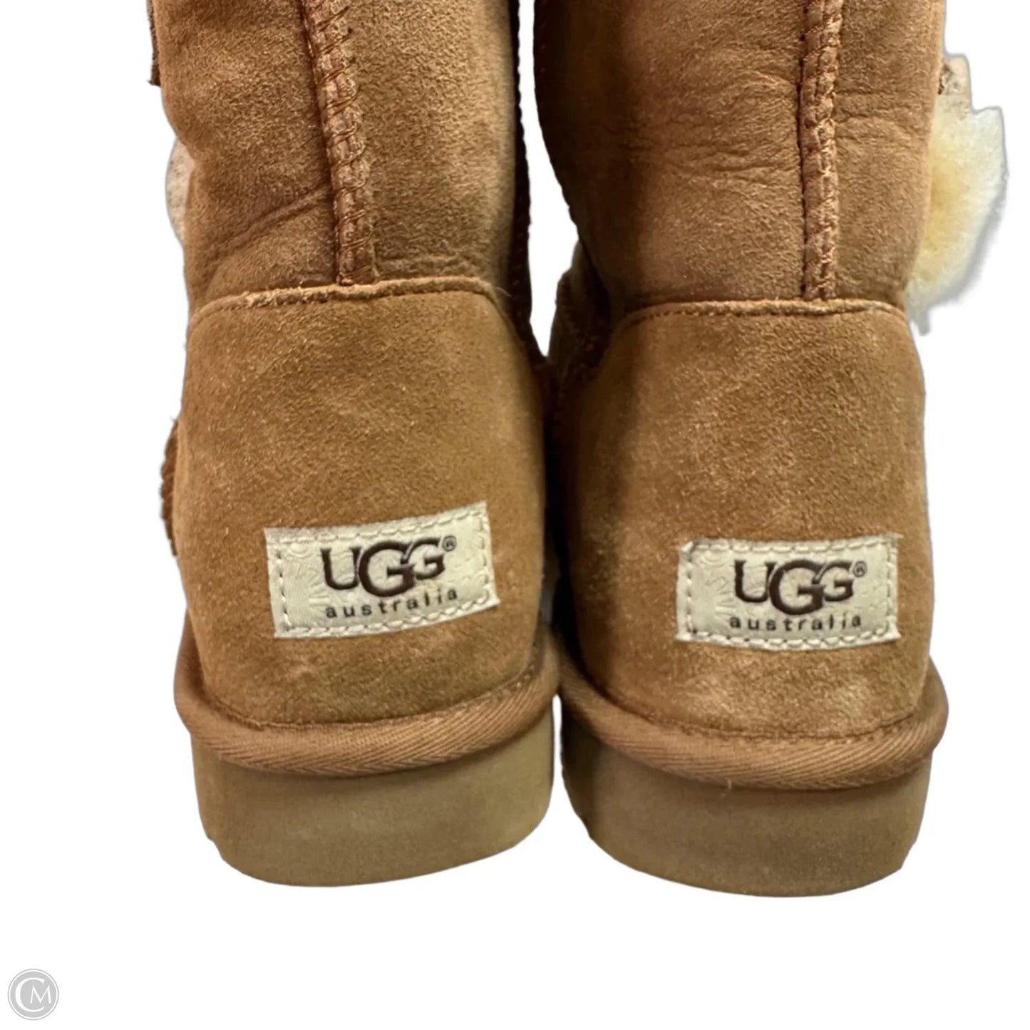 Boots Designer By Ugg In Brown, Size: 10