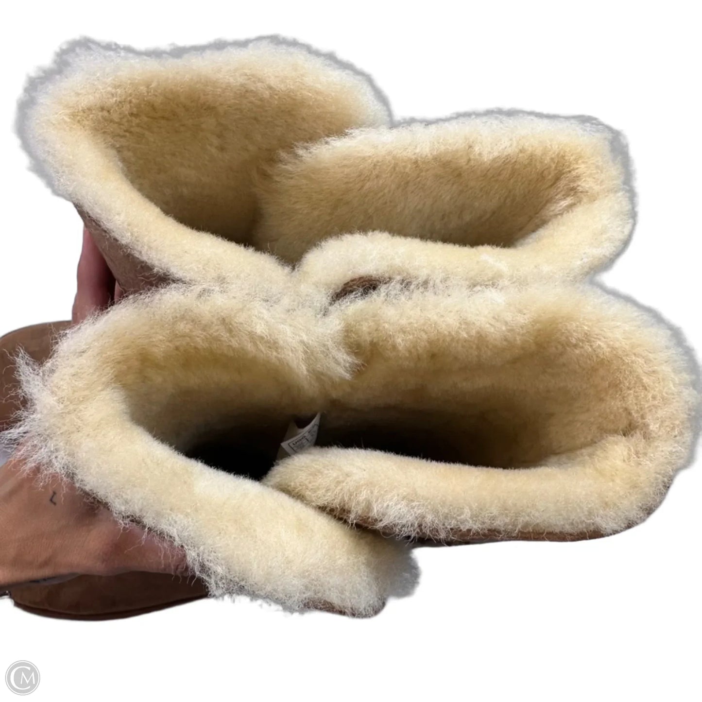 Boots Designer By Ugg In Brown, Size: 10