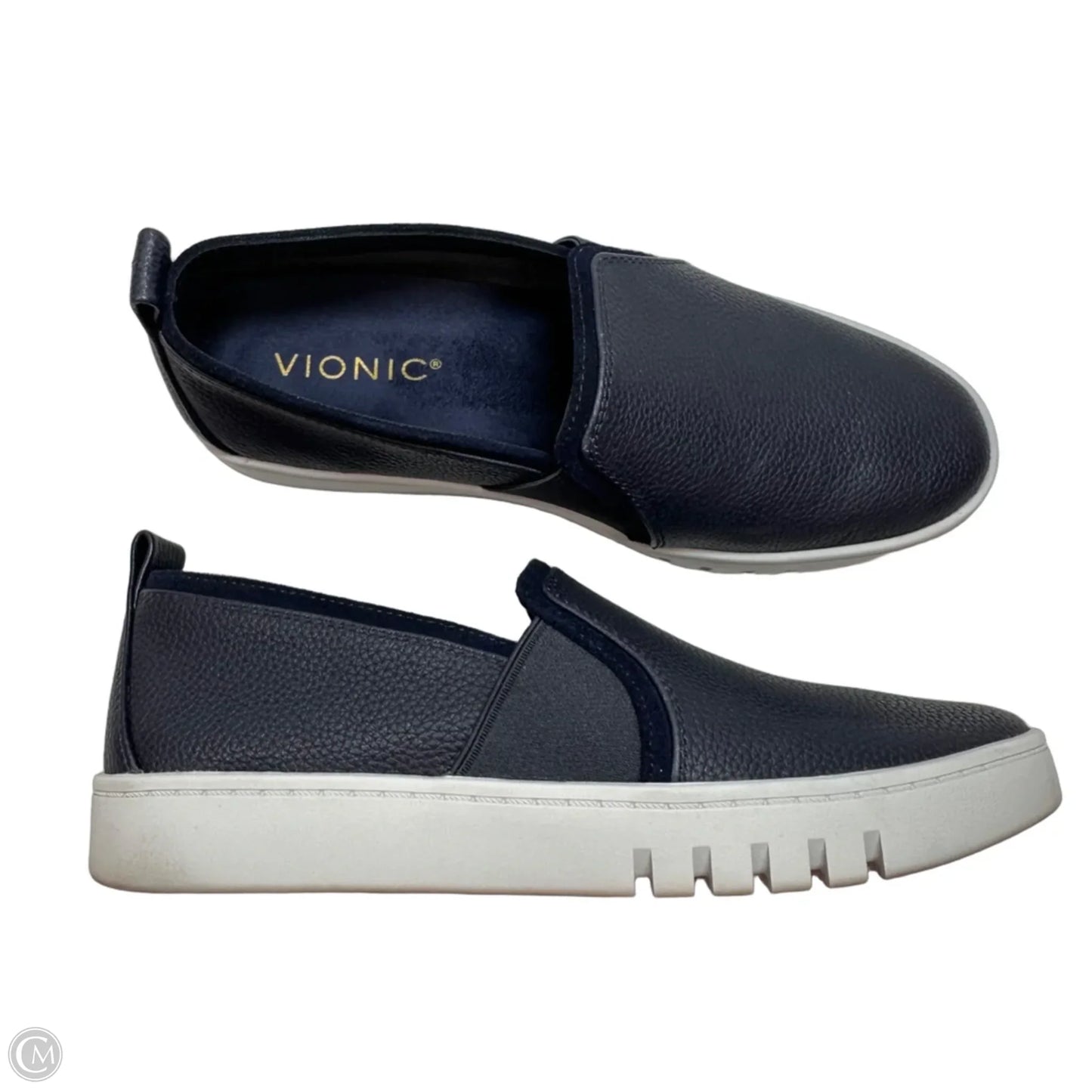 Shoes Flats By Vionic In Navy, Size: 6