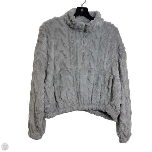 Sweatshirt Collar By Clothes Mentor In Grey, Size: Xl