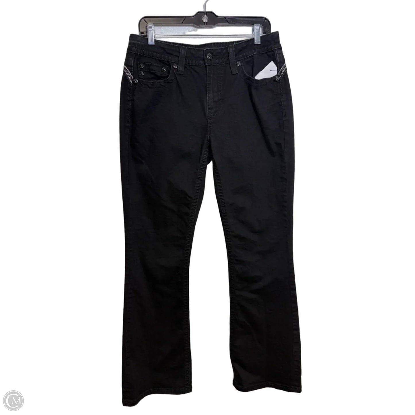 Jeans Flared By Miss Me In Black, Size: 10