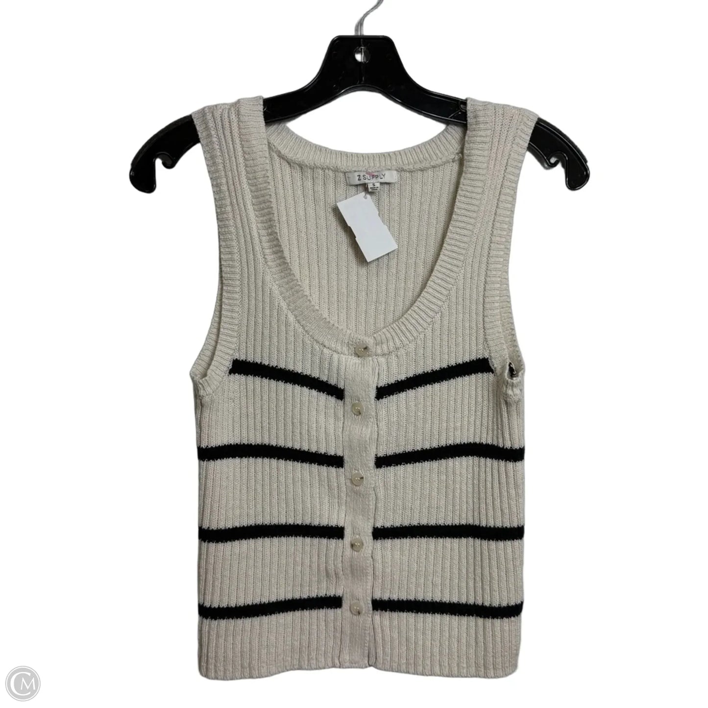 Top Sleeveless By Z Supply In Beige, Size: S