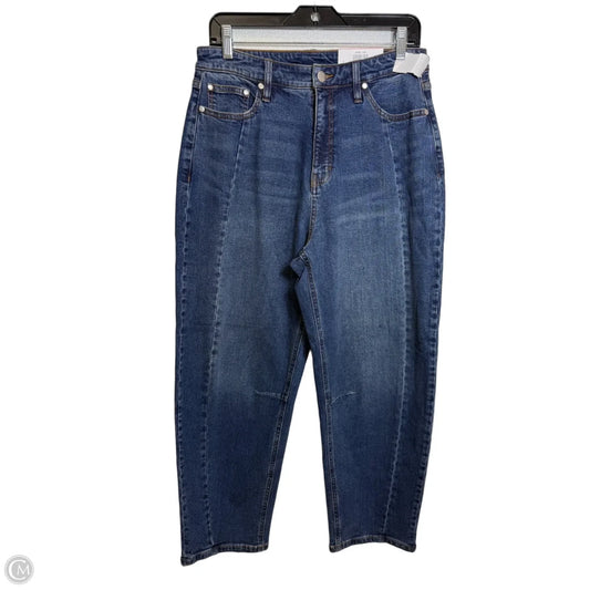 Barrel Jeans Wide Leg By On 34th In Blue Denim, Size: 10