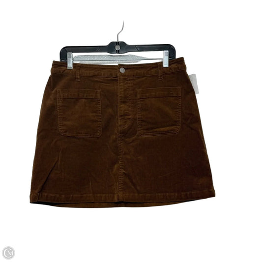 Skirt Mini & Short By Bp In Brown, Size: L