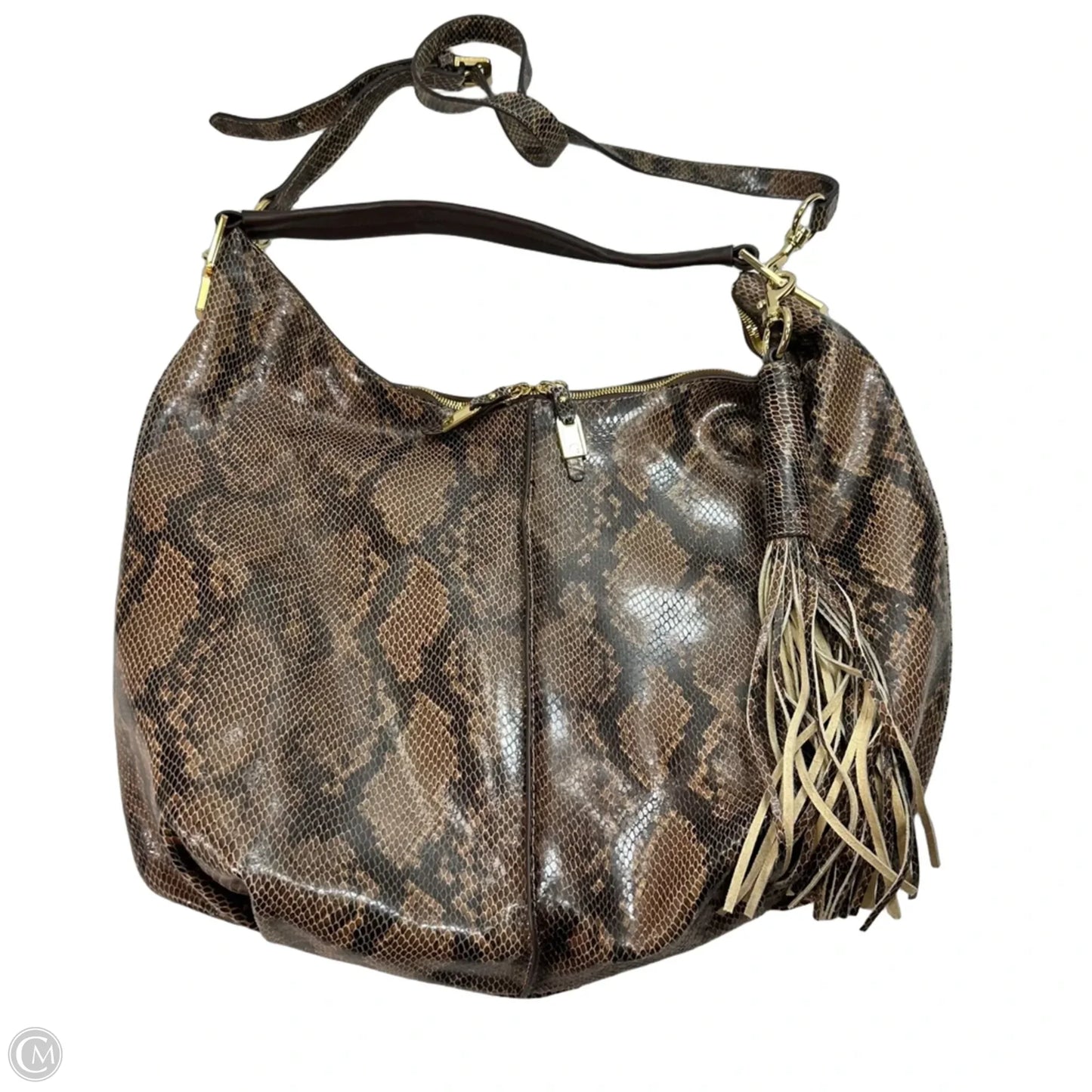 Handbag Leather By GILI, Size: Medium