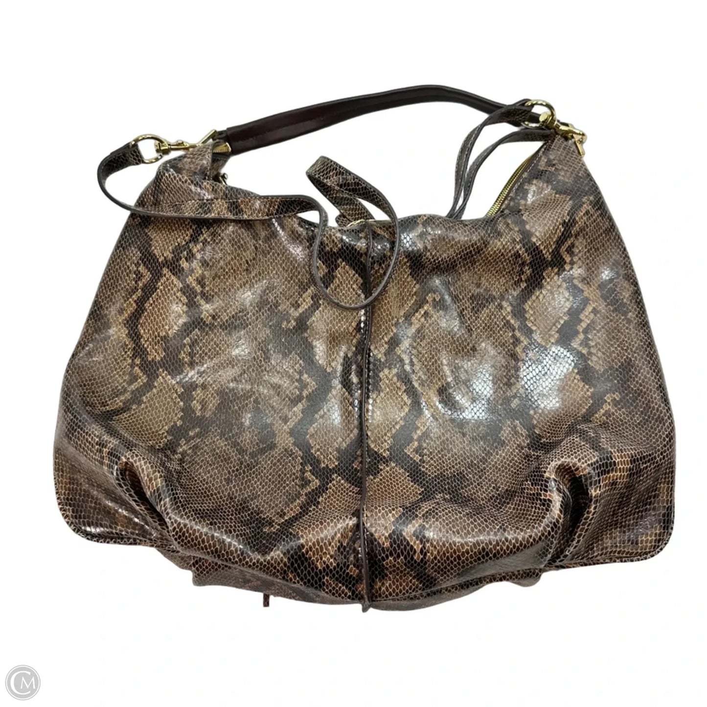 Handbag Leather By GILI, Size: Medium