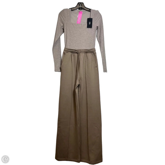 Jumpsuit By Ypb In Taupe, Size: Xs