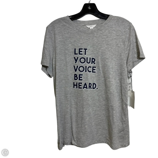 Top Short Sleeve Basic By 1901 In Grey, Size: Xl