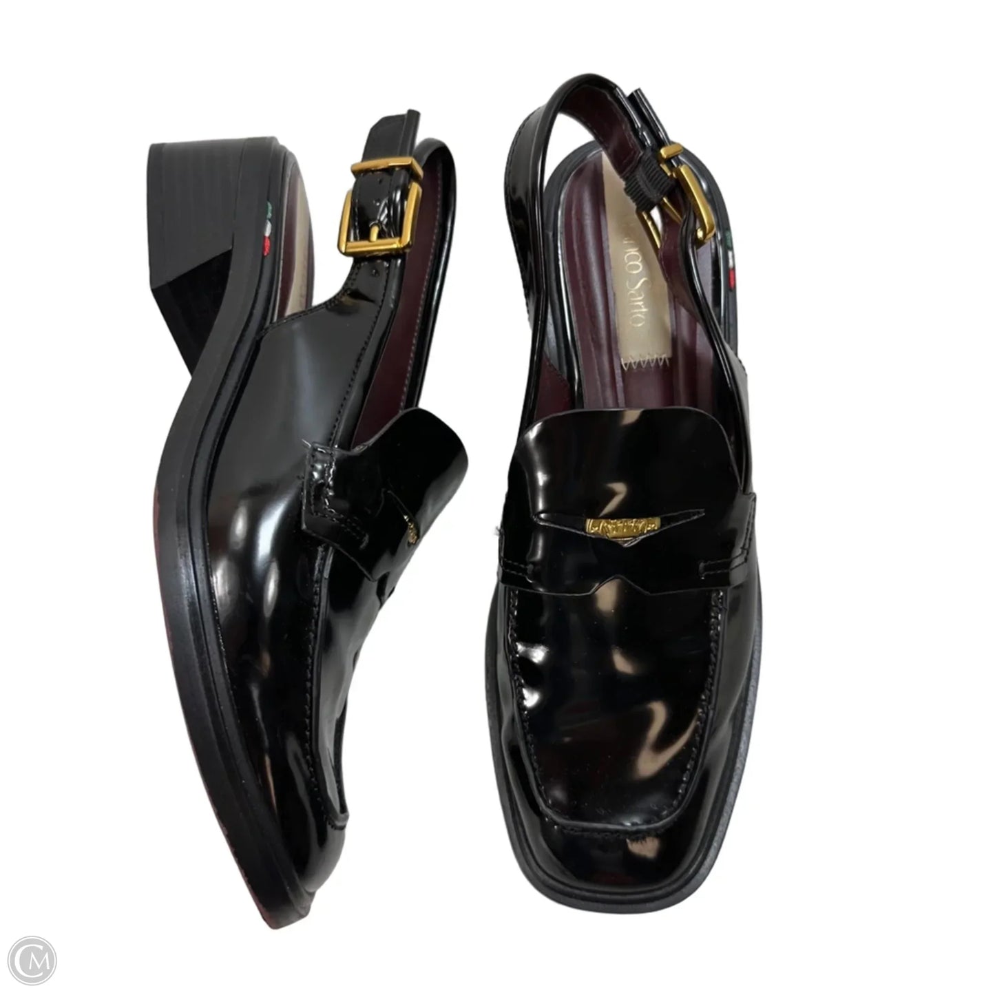 Shoes Flats By Franco Sarto In Maroon, Size: 8
