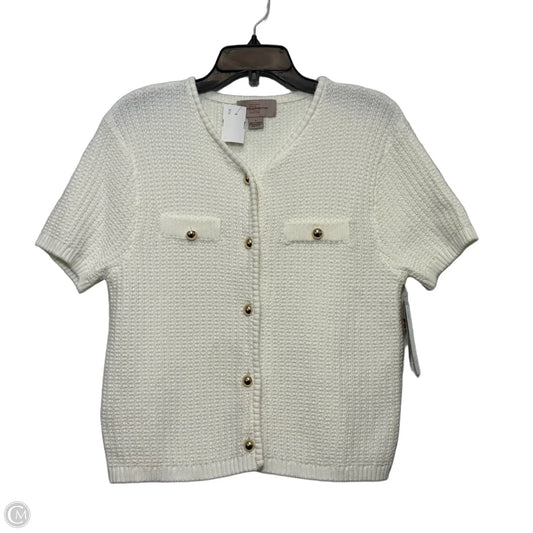 Top Short Sleeve Basic By French Connection In Beige, Size: L