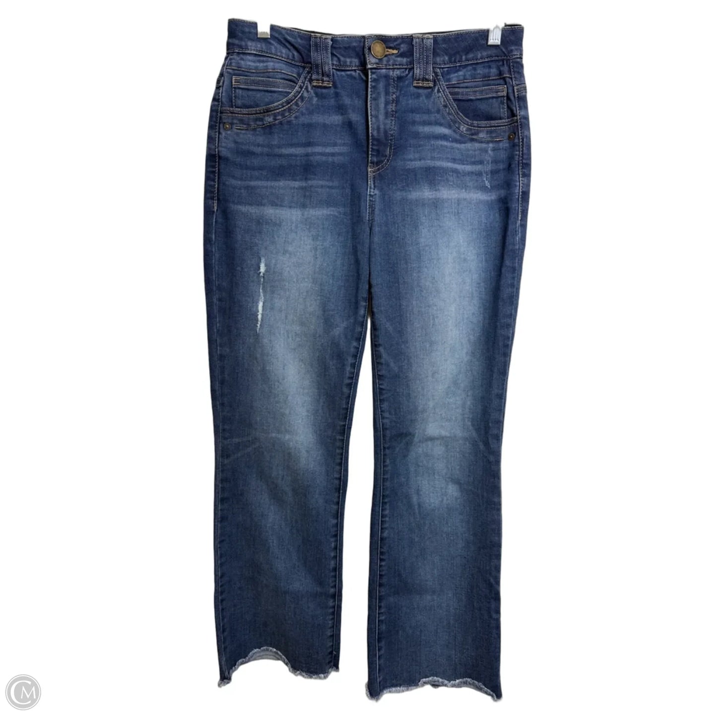Jeans Flared By Democracy In Blue Denim, Size: 4