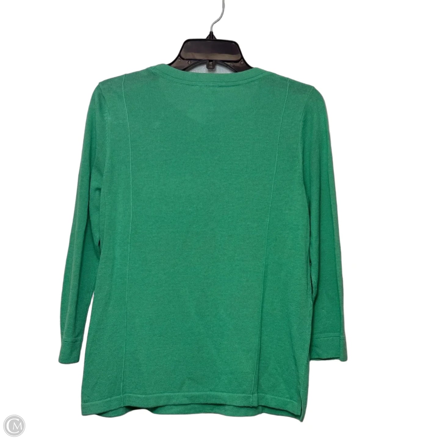 Top Long Sleeve By J. Jill In Green, Size: S