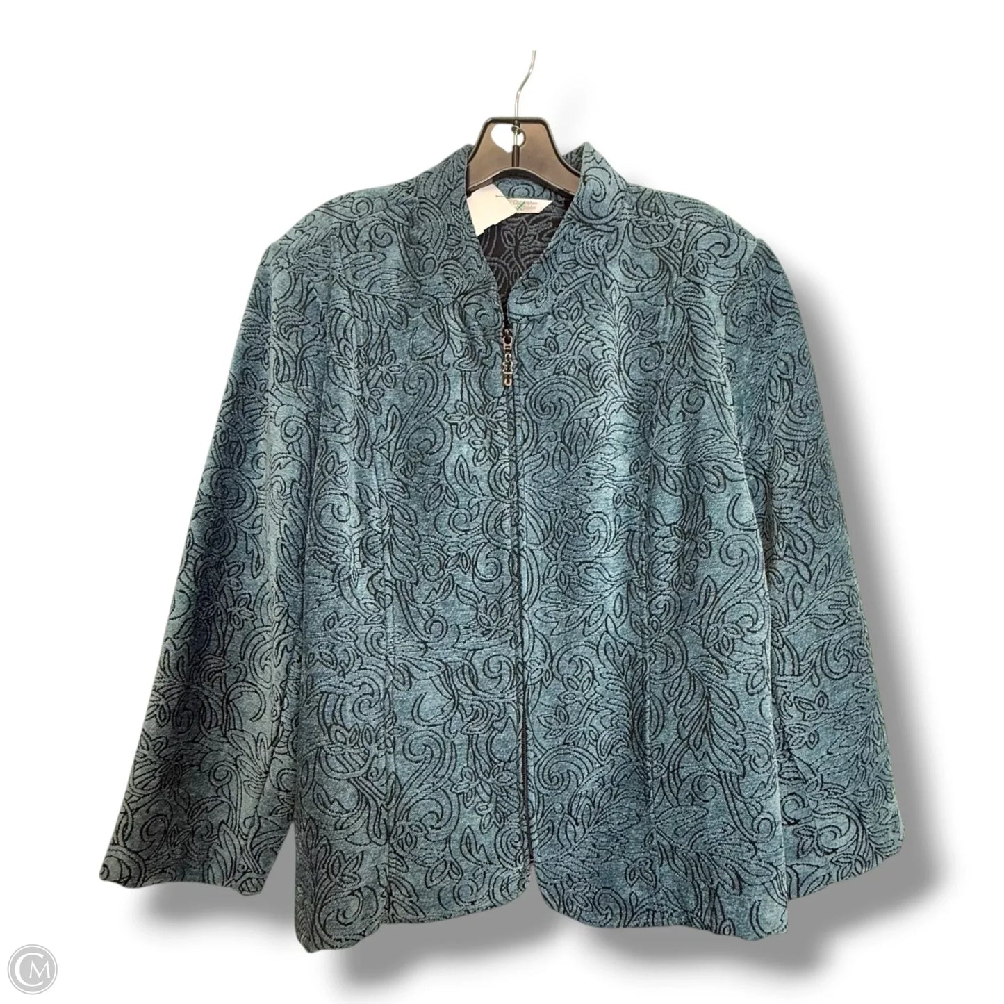 Blazer By Christopher And Banks In Blue & Brown, Size: L