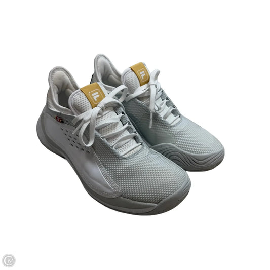Shoes Athletic By Fila In White, Size: 6