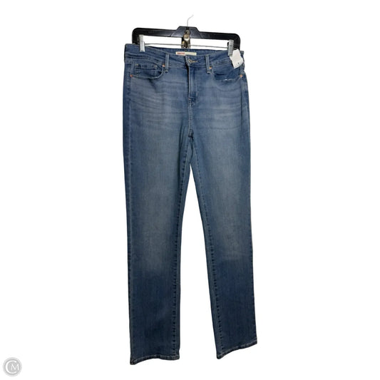 Jeans mid rise Straight By Levis In Blue, Size: 8