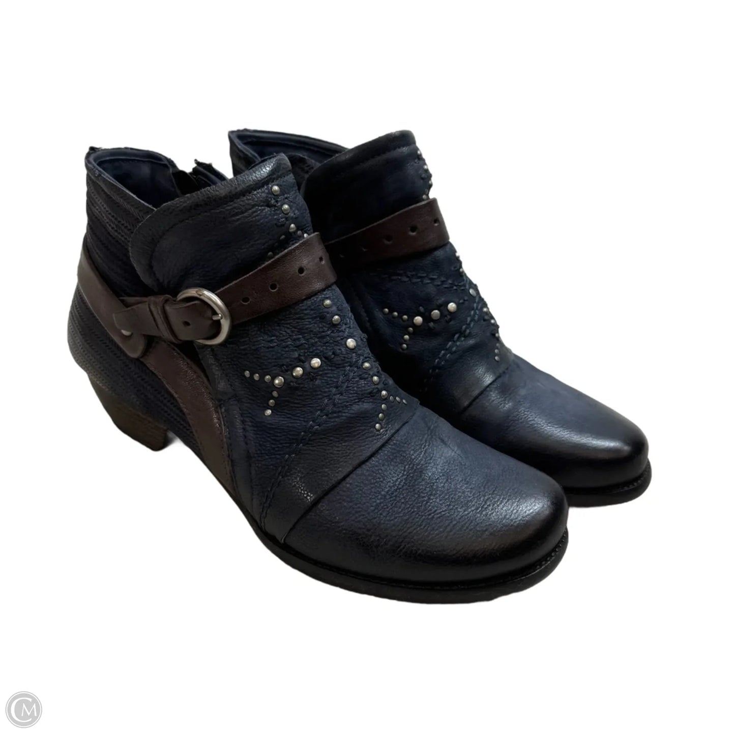 Boots Ankle Flats By Miz Mooz In Navy, Size: 7