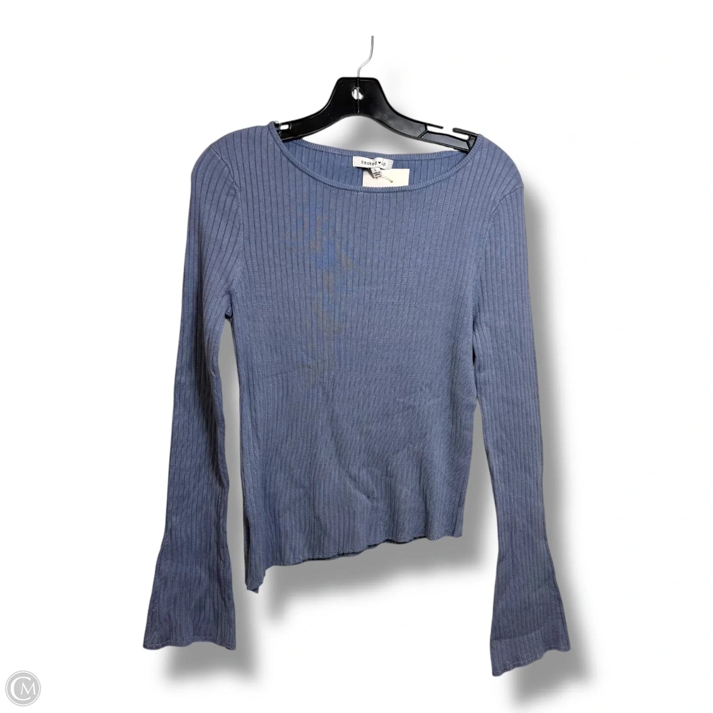 Top Long Sleeve By Clothes Mentor In Blue, Size: L