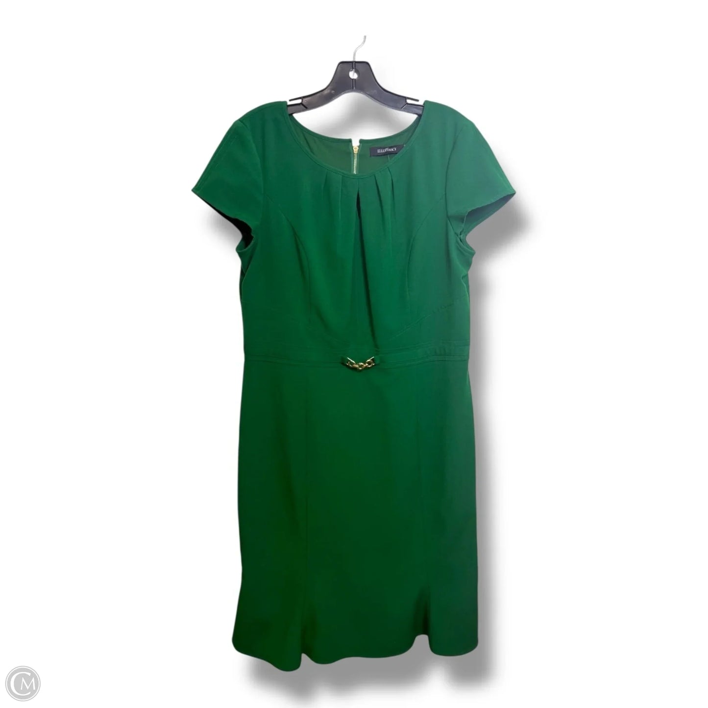 Dress Casual Maxi By Ellen Tracy In Green, Size: 14