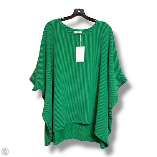 Top 3/4 Sleeve By Andree By Unit In Green, Size: Xl