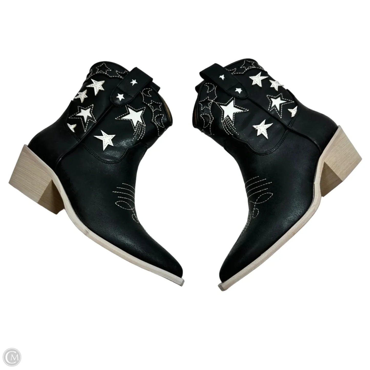 Boots Western By Clothes Mentor In Black, Size: 6