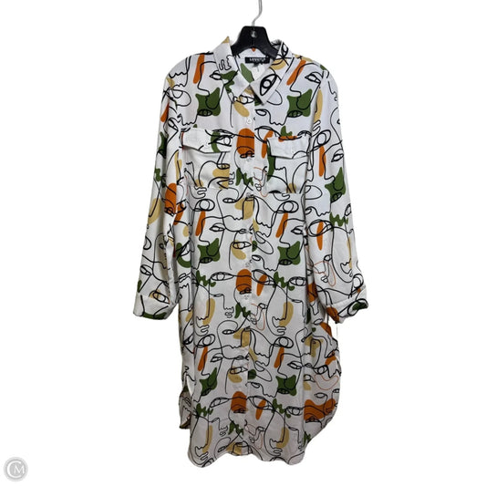 Dress Casual Midi By Love In Multi-colored, Size: 1x