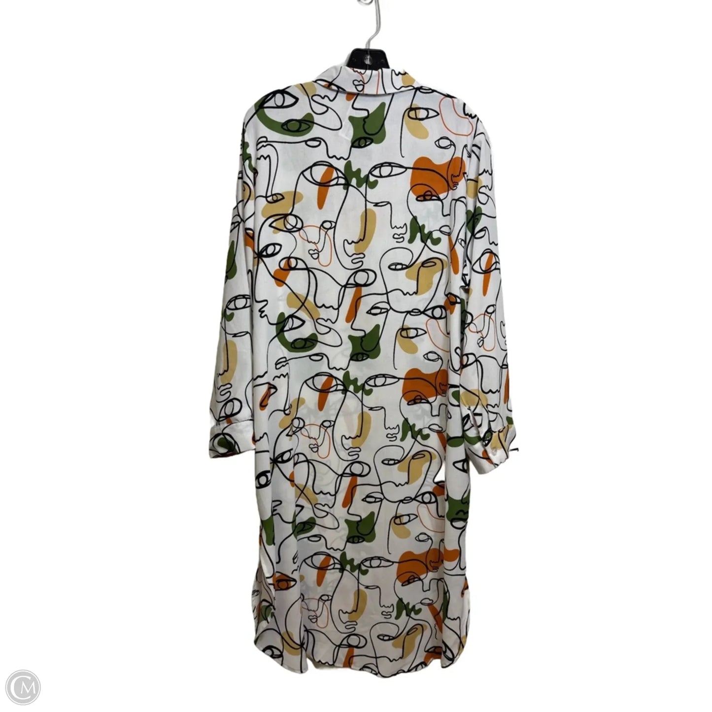 Dress Casual Midi By Love In Multi-colored, Size: 1x