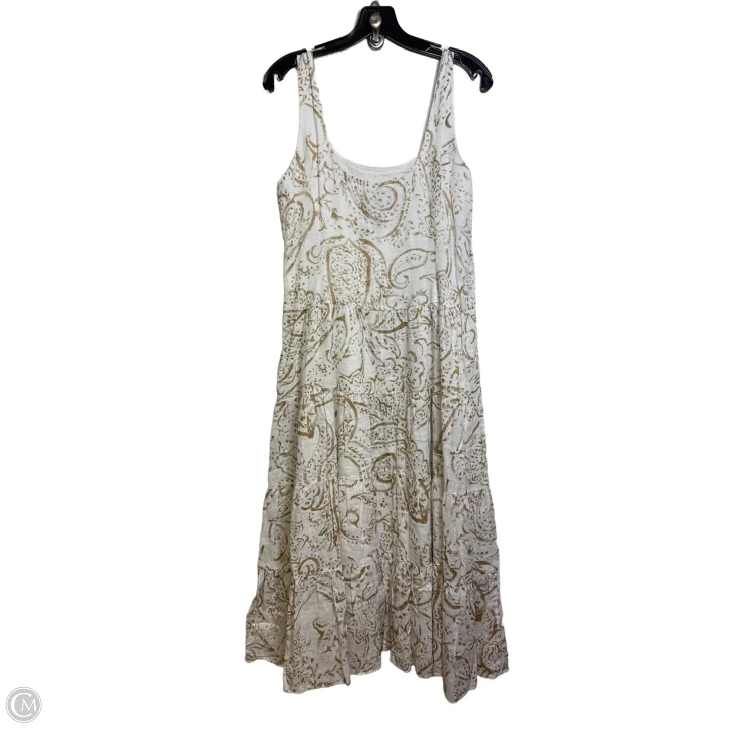 Dress Casual Midi By Lauren By Ralph Lauren In White, Size: 12p