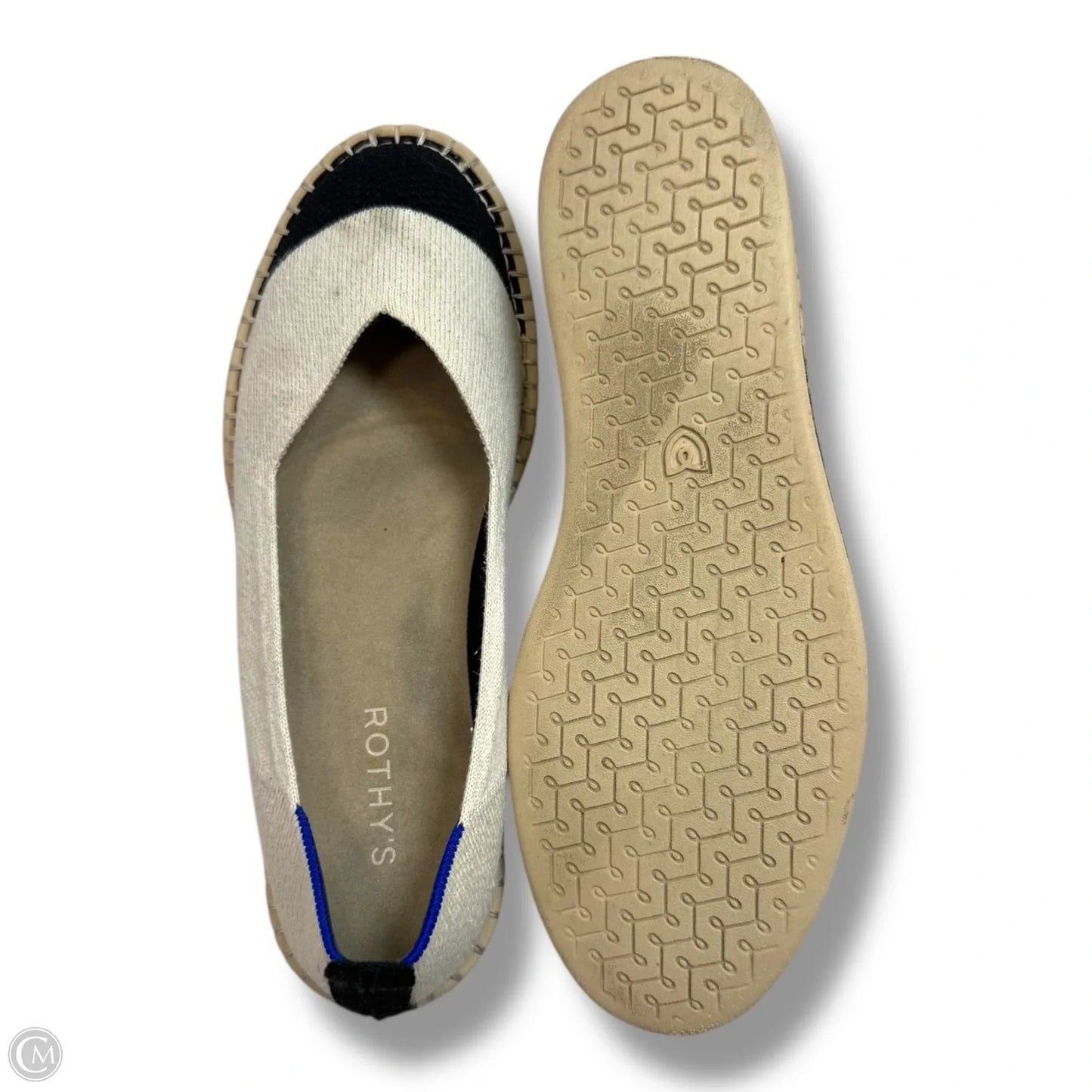 Shoes Flats By Rothys In Cream, Size: 9.5