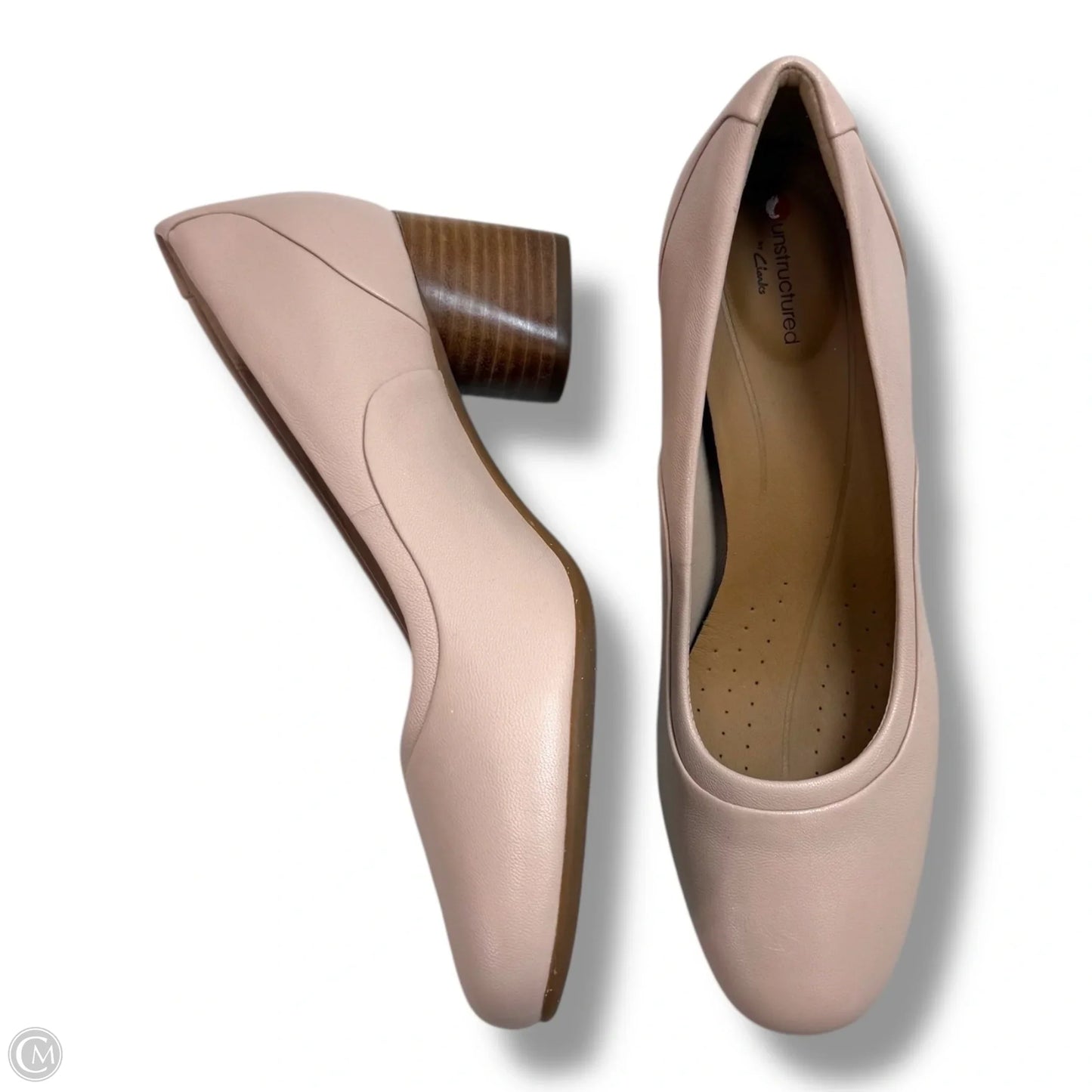 Shoes Heels Block By Clarks In Pink, Size: 7