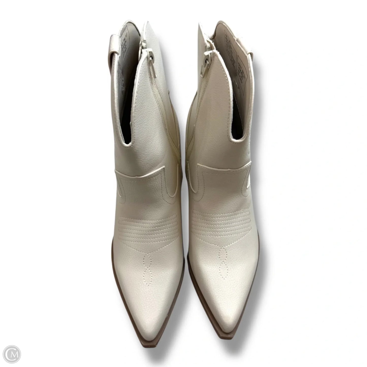 Boots Western By So In Cream, Size: 9